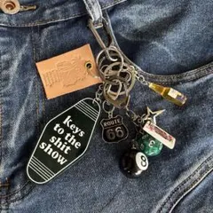 アメカジ　キーホルダー　カラビナ　ストリート　じゃらじゃら系　ヴィンテージ　古着