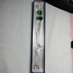 ピンク珊瑚のネックレス。