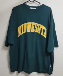 ロゴTシャツ　半袖　緑