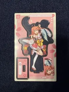 スシローさくらみこコラボ アクリルスタンド マグロＶｅｒ．