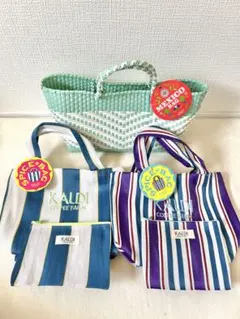 未使用タグ付き⭐︎カルディ　スパイスバッグ　メキシコバッグ　3セット