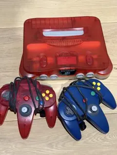 ジャンク品 ニンテンドー64本体+ゲームソフト8本 +コントローラー2個