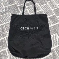 CECIL McBEE ブラック トートバッグ　推し活トート
