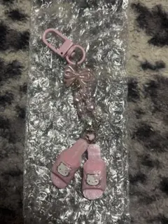 サンリオ　ハローキティ ミニチュアキルト　シークレットキーホルダー サンダル