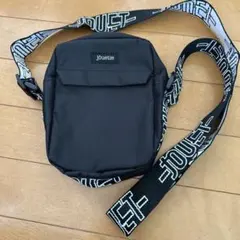 JOUETIEムック本ロゴ入りショルダーバッグ ブラック ミニバッグ