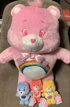 ケアベアジュエリーマスコットチェーン ケアベアジュエリーBIGぬいぐるみ