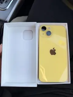 iPhone14 イエロー 外箱・ケーブル付 256GB バッテリー74%