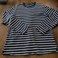 ユニクロ　UNIQLO ボーダー長袖Tシャツ　Ｌ