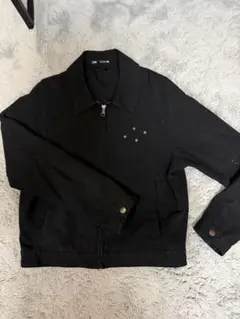 ZARA コットンスタッズダメージジャケット