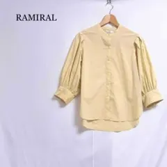 RAMIRAL イエロー 七分袖シャツ