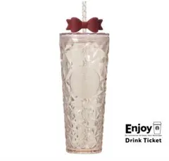 新品スタバ ホリデー2025 コールドカップタンブラーリボン 710m