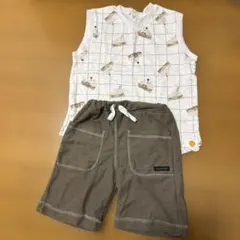 子供　タンク、ハーフパンツ、Tシャツ　4点セット