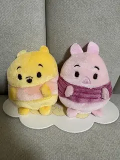ディズニー ufufy ウフフィ プーさんピグレット MINISET タグ付きのサムネイル