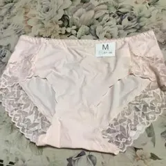 Mサイズ ピンク レース付きショーツ新品