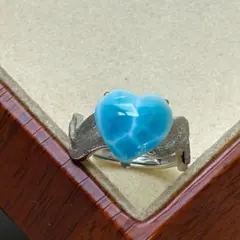 ⭐︎【天然】ラリマー リング s925 1.6g