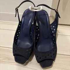 DIANA ヒール　ネイビー　23cm