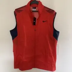 新品Nike ナイロンベスト Lサイズ レッド