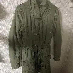DIESEL ミリタリージャケット モッズコート カーキ ジップアップ