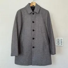 ◯グローバルワーク●メンズステンカラーコート(Sサイズ●ブラウン系)