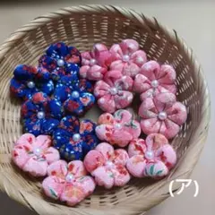 ちりめん細工の和菓子 7個セット トレー付き No.07 - メルカリ