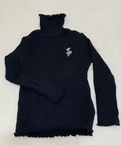 ニットプランナーkp タートルネック セーター ブラック130