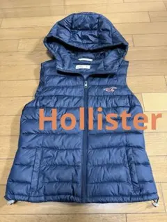 Hollister ホリスター　フード付きベスト レディースS ネイビーのサムネイル