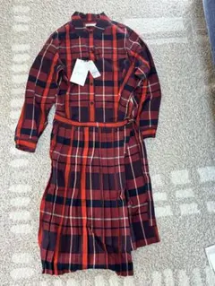 ［新品未使用］08sircus チェック柄シャツワンピース サイズ2