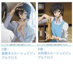 コードギアス ルルーシュの一日に密着 一番くじ ビジュアルクロス B賞