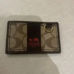 COACH カードケース　定期入れ　シグネチャー柄