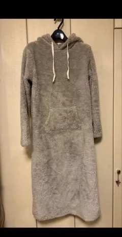 ジェラピケ風Calista Roma フード付きルームウェア ワンピース