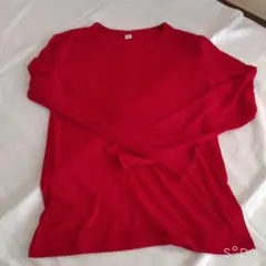 シアーシャツ★レッド★GU