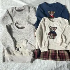 【双子】西松屋　裏毛トレーナー　まとめ売り