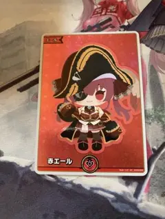 ホロライブカード　赤エール 宝鐘マリン