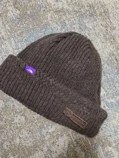 THE NORTH FACE PURPLE LABEL ニット帽　ブラウン