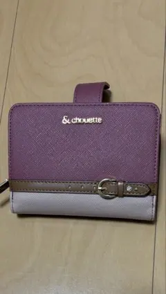& chouette 二つ折り財布 パープルのサムネイル