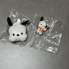 キラキラも〜っと⭐︎おうえんフィギュア ぬいぐるみバッジ ポチャッコセット