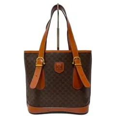 CELINE セリーヌ トートバッグ マカダム PVC ブラウン MC99/2