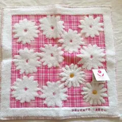 PRIVATE LABEL 花柄タオルハンカチ