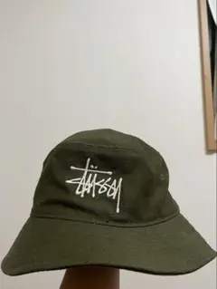 Stussy バケットハット オリーブ