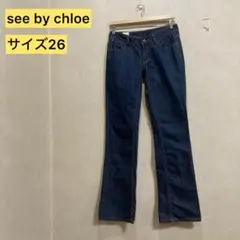 【美品】SEE BY CHLOE デニム　サイズ26のサムネイル