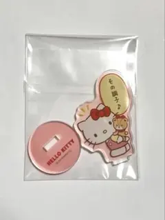 サンリオ ハローキティ アクリルスタンド ピンク 台座付き