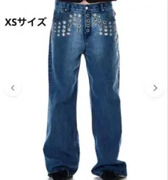 希少 BEEDEN METAL EYELET SEMI LOOSE DENIM