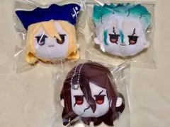 Dr.STONE 百均 ダイソー フェイスぬいぐるみキーホルダー 千空 龍水 司