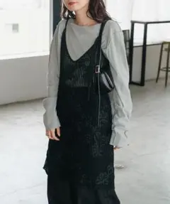 Kastaneフラワーレースミニワンピース