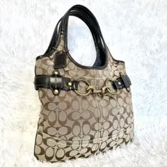 vintage coach signature studs bag 10313 - メルカリ
