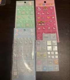 ハローキティ⭐️サンリオ⭐️タイルシール 4シートセット