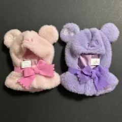 ディズニーストア　シークレットポンチョ　ユニベア　ピンク　紫　パープル