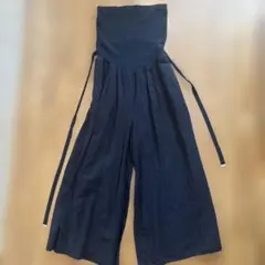 お値下！RADIATE ブラックサロペットレディース オールインワンワイドパンツ