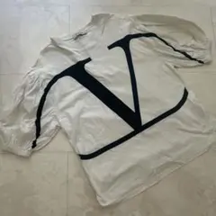 VALENTINO Vロゴ Tシャツ ホワイトのサムネイル