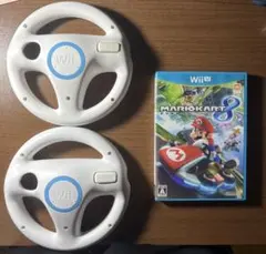 Wii マリオカート8 ハンドル2個セット